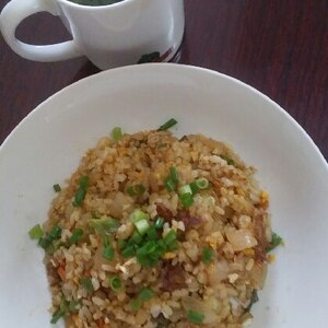 簡単ランチ！カレーチャーハン